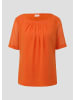 s.Oliver BLACK LABEL Bluse kurzarm in Orange