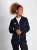 Hummel Reißverschluss Kapuzenpullover Hmlauthentic Damen in BLACK