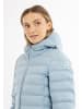 DreiMaster Maritim Wattierte Winterjacke in Hellblau