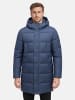 Wintermantel "A825" - mit Kapuze - in Navy