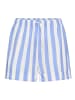 s.Oliver Pyjamashorts in blau gestreift