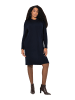 Ulla Popken Midikleid in dunkles marine