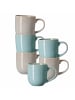 Ritzenhoff & Breker 6er Set Henkelbecher Matilda 400 ml blau in blau