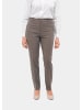 GOLDNER Kurzgröße:  Flanellhose ANNA Angenehm weiche Flanell-Hose ANNA in taupe