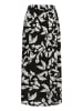 Kaffe Rock KAedita A-shape in Black Chalk Leaves