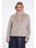 RINO&PELLE Outdoorjacke VIE. in Faux-Fur-Optik in Birch