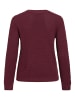 Vila Struktur Strickpullover Kuscheliger Design Sweater VIDALO in Rot-2