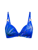 Triumph Bügel-Bikini-Top Red Label Summer Tropics in BLUE COMBINATION