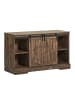 SoBuy Schuhschrank in Dunkle Rustikale Eiche - (W) 40 x (H) 70 x (L) 120 cm