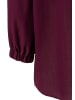 More & More elegante, fließende 3/4 Arm-Bluse in ruby orchid