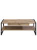 home24 Couchtisch Tomoko in Eiche / Schwarz