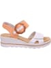 rieker Sandalen in weiss/aprikot