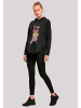 F4NT4STIC Oversized Hoodie Anti Valentinstag Fries in schwarz