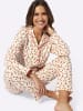 Sieh an! Schlafanzug in champagner-bedruckt