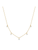 Glanzstücke München Kette aus Sterling Silber mit Zirkonia in gelbgold