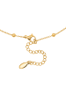 Steel_Art Hand Chain Damen mit Stein Maite silberfarben poliert in goldfarben