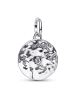 Pandora Medaillon Charm-Anhänger Silber Kirschblüte