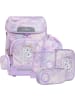 BECKMANN Plus Air Schulranzen-Set 6-tlg. Unicorn Princess Purple in pink