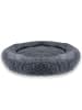 Intirilife Hundebett Katzenbett in Dunkel Grau 100cm