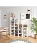 HOMCOM DIY Schuhschrank-28L x 36B x 21H cm-Transparent