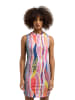 Carlo Colucci Sommerkleid Deola in Weiß / Mehrfarbig