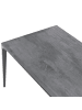 Beliani Esszimmertisch SOVARETO in Grau - (W) 90 x (H) 75 x (L) 180 cm