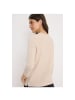 Cecil Langarmshirt in oat milk beige