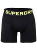 Superdry Boxershort 3er Pack in Schwarz/Blau/Gelb
