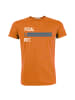 GreenBomb T-Shirt Bike Pedal Stripes in Schwarzes Heidekraut Orange