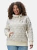 ragwear Rollkragenpullover Rylie Print Plus in Beige