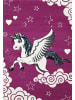 the carpet Kinderteppich Monde in Fucsia