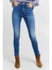Pulz Jeans PZJOY skinny fit in Medium Blue Denim