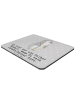 Mr. & Mrs. Panda Mousepad Zahntechniker Herz mit Spruch in Grau Pastell
