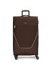 Stratic taska 4-Rollen Trolley L 76 cm mit Dehnfalte in coffee