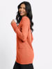 Sieh an! Longpullover in papaya