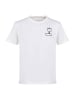 elkline T-Shirt Maen auf See in white