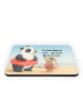 Mr. & Mrs. Panda Magnet Otter Schwimmen Design mit Spruch in Weiß
