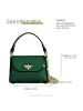 Florence Leder Umhängetasche Florence Tasche grün ca. 19cm