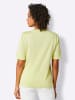 creation L Baumwoll-Pullover in pistazie