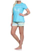 NORMANN Shorty kurzarm Pyjama und - 73807 in hellblau