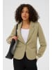 Kaffe Blazer Kinnie Regular fit in Dusty Green/Chalk Stripe
