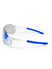 YEAZ SUNELATION Sport-Sonnenbrille weiß/rot in weiß / blau
