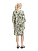 CARTOON Sommerkleid mit Muster in Cream/Green