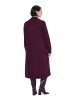 Ulla Popken Kleid in dunkel weinrot