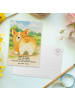 Mr. & Mrs. Panda Postkarte Corgi Po Design mit Spruch in Weiß