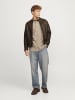Jack & Jones Lederjacke in Brown Stone