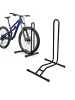 relaxdays Fahrradständer in Schwarz - (B)41 x (H)72,5 x (T)44,5 cm