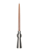 Bloomingville Kerzenhalter EJA Schwarz Weiß Hoch 17x6 cm