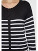 SANIKA Damen Cardigan in SCHWARZ WEISS