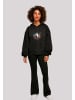 F4NT4STIC Oversized Hoodie Bunte Fußball Grafik in schwarz